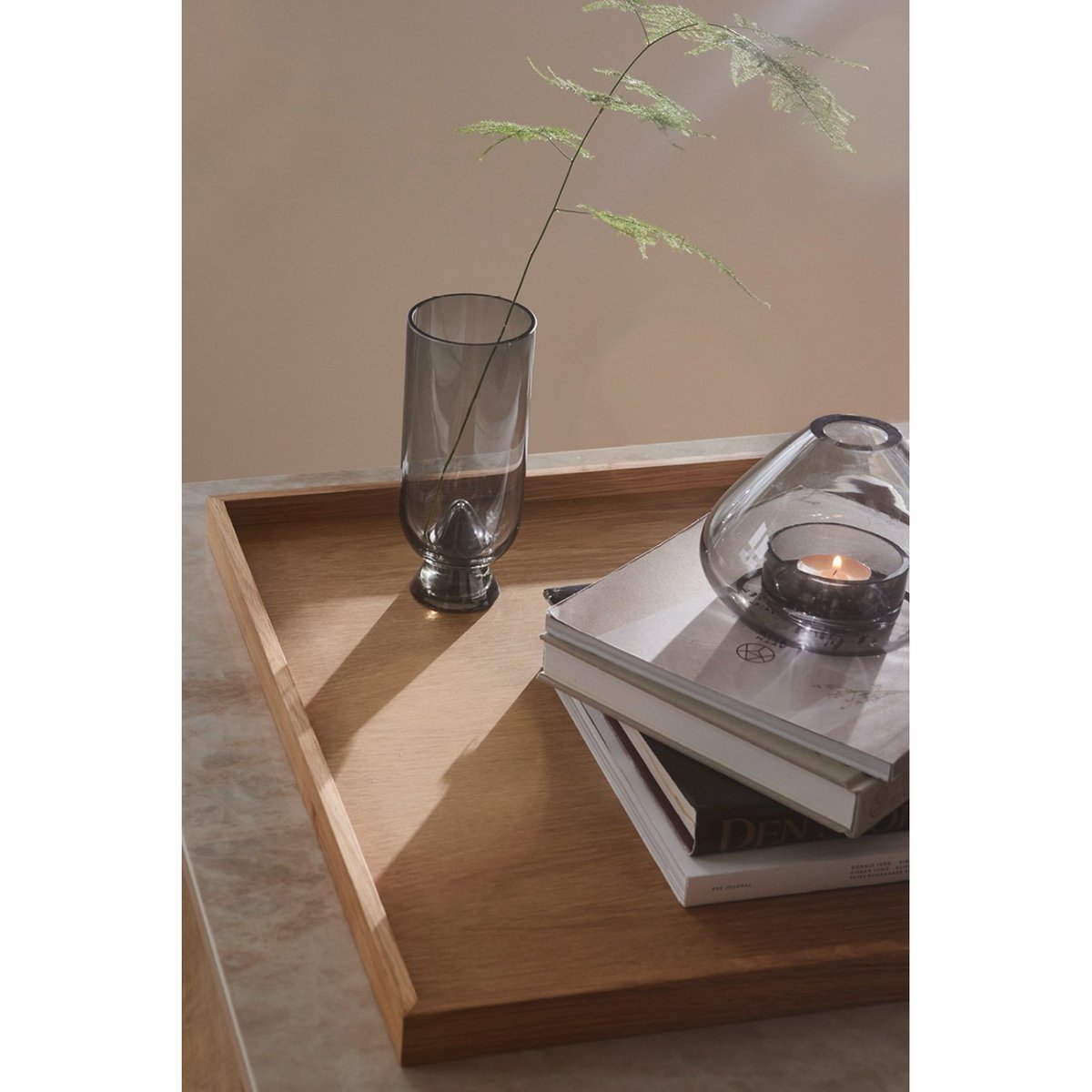 Plateau en bois Unity 52x52 cm chêne, AYTM