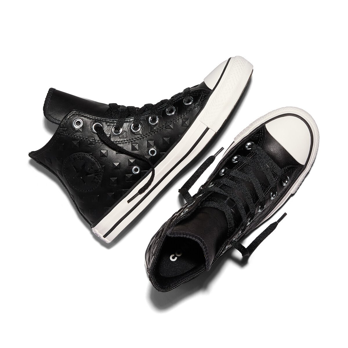 Sneaker CHUCK TAYLOR ALL STAR HI STUDDED LEATHER schwarz, CONVERSE