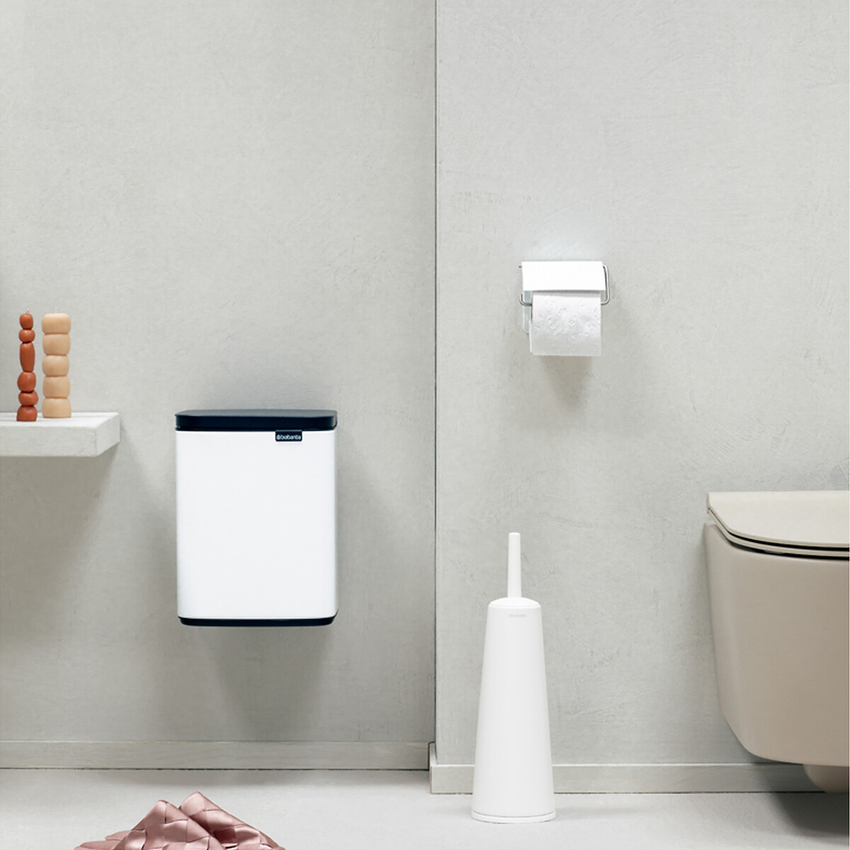 Bo Waste Bin, 7L white, BRABANTIA