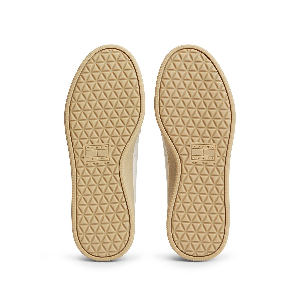 The Greenwich Platform Leather Trainers ecru , TOMMY JEANS