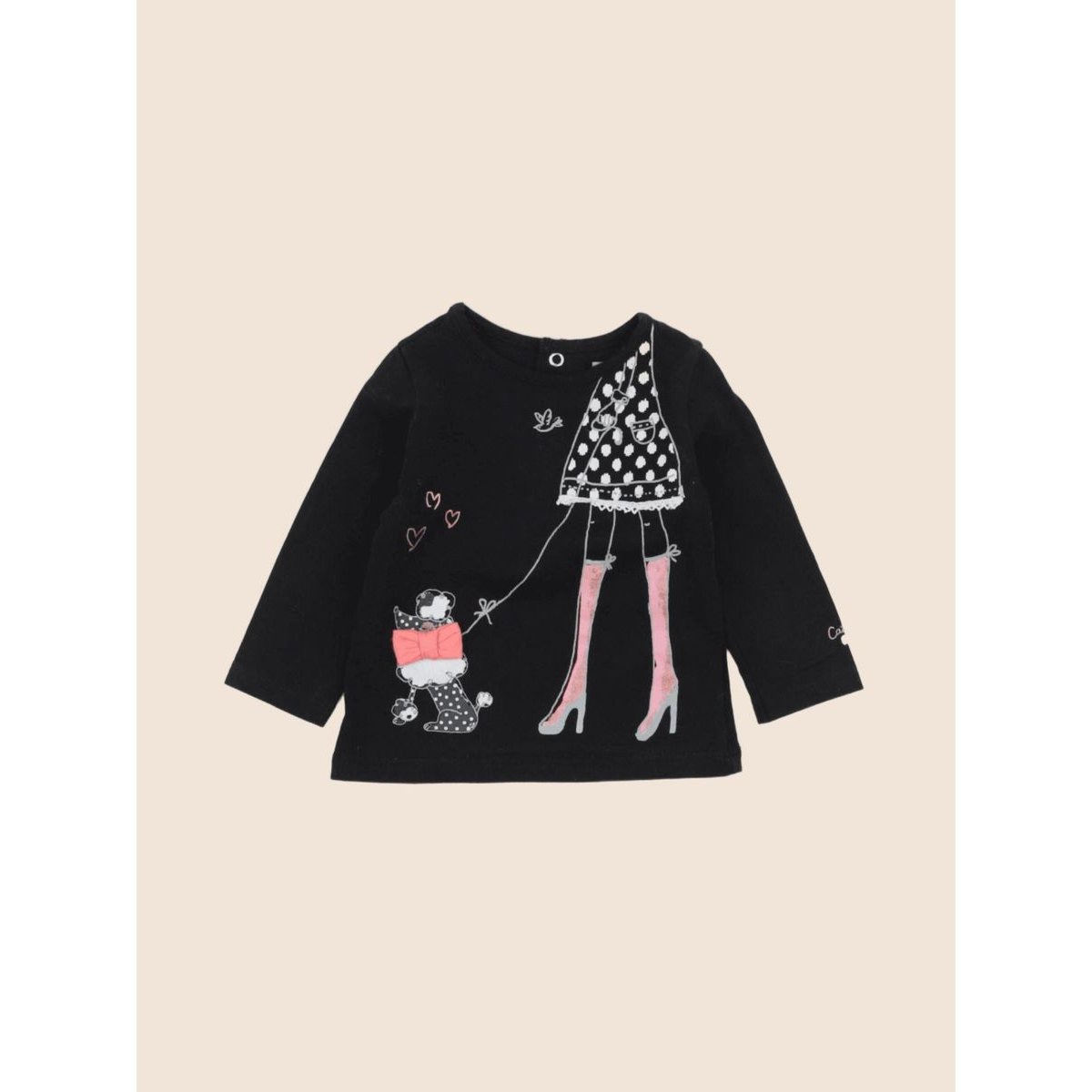 Tee-shirt - Très bon état noir, CATIMINI
