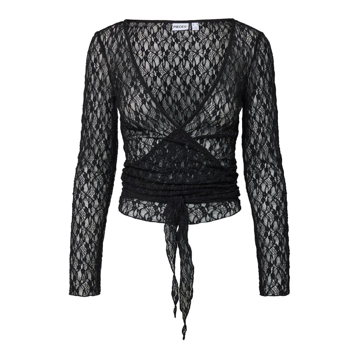 Top Cache-Cœur noir - black1, PIECES
