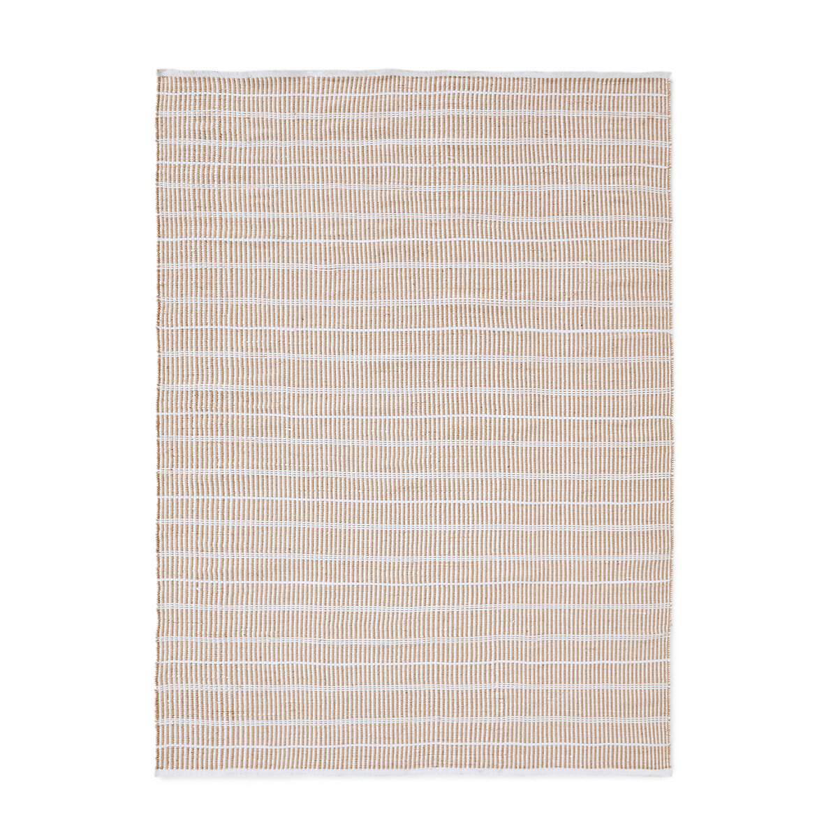 Tapis extérieur polyester recyclé, Linear naturel/blanc, AM.PM