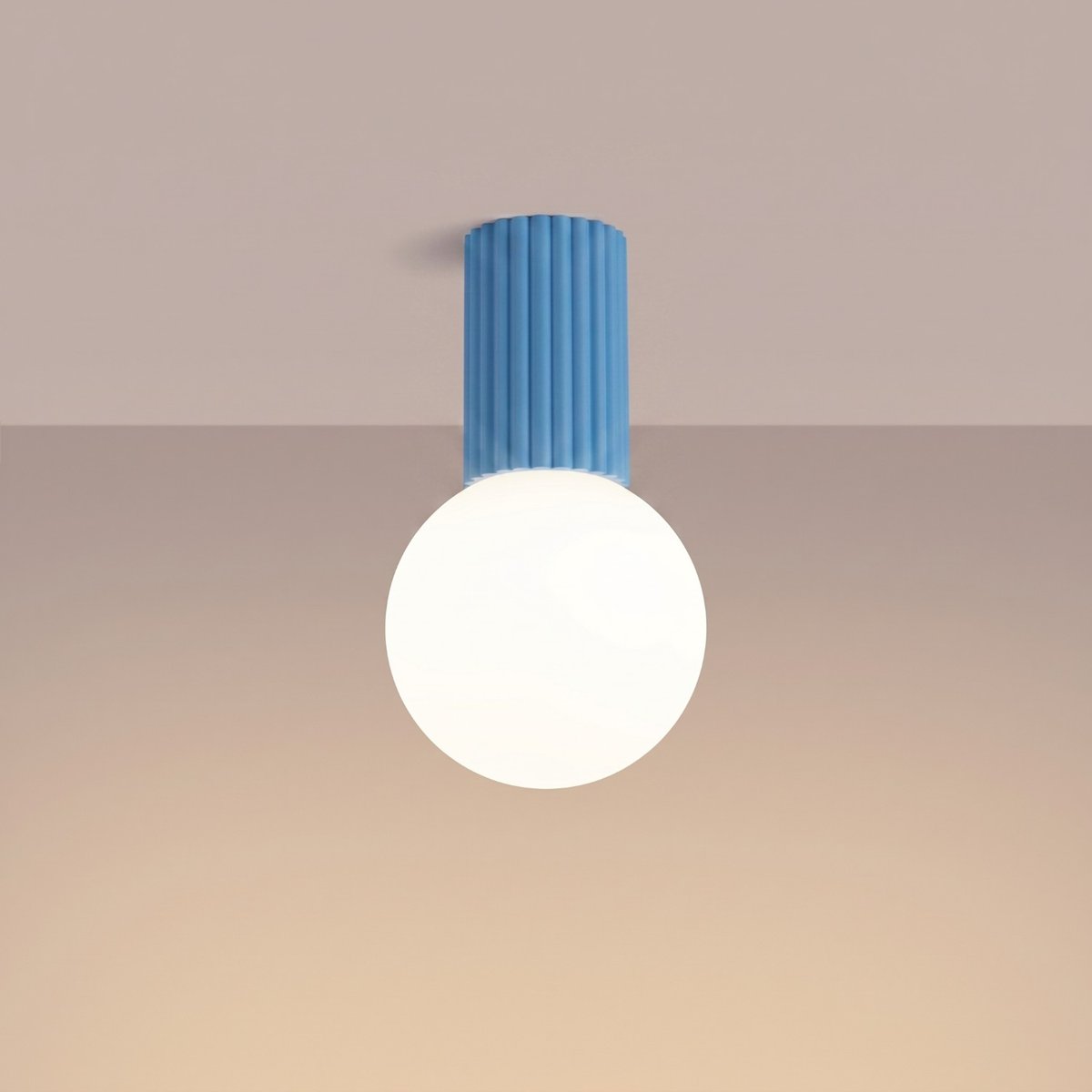 Plafonnier Aluminium Bleu G9 1 Halo bleu, EDEN