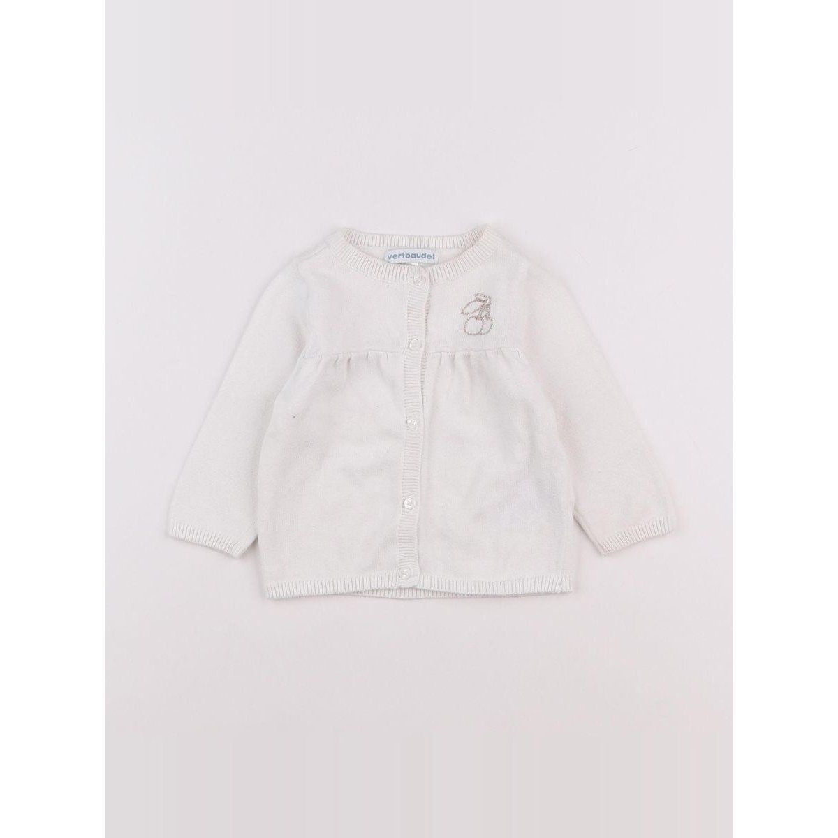 Gilet - Etat satisfaisant blanc, VERTBAUDET