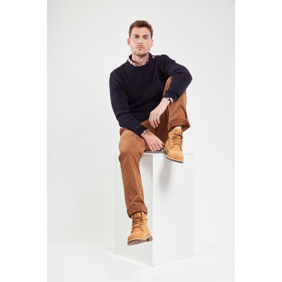 Pull marin - lambswool Héritage en laine pour homme navire, ARMOR-LUX