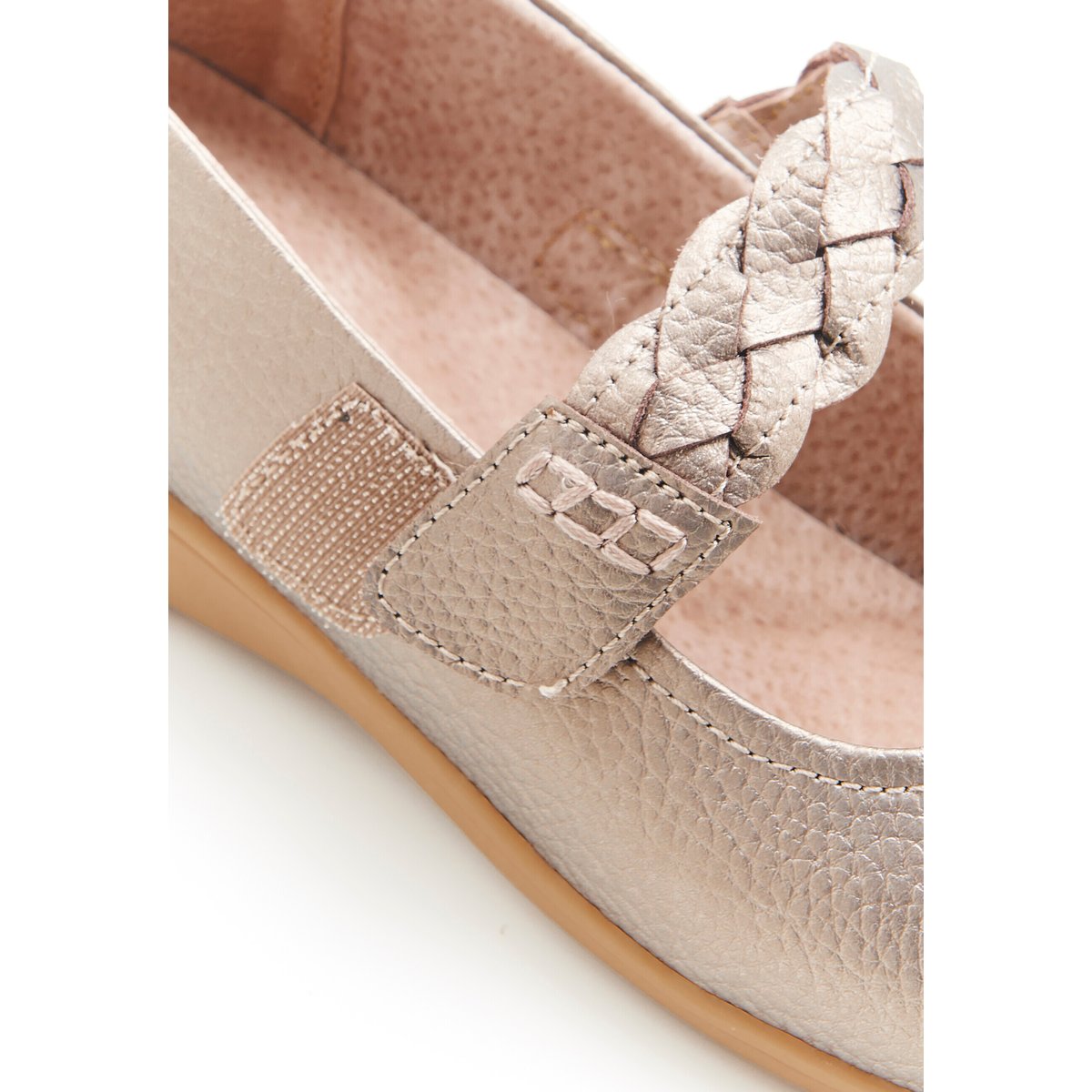 Babies patte scratch tressée Amortyl gris coloris bronze, DAMART