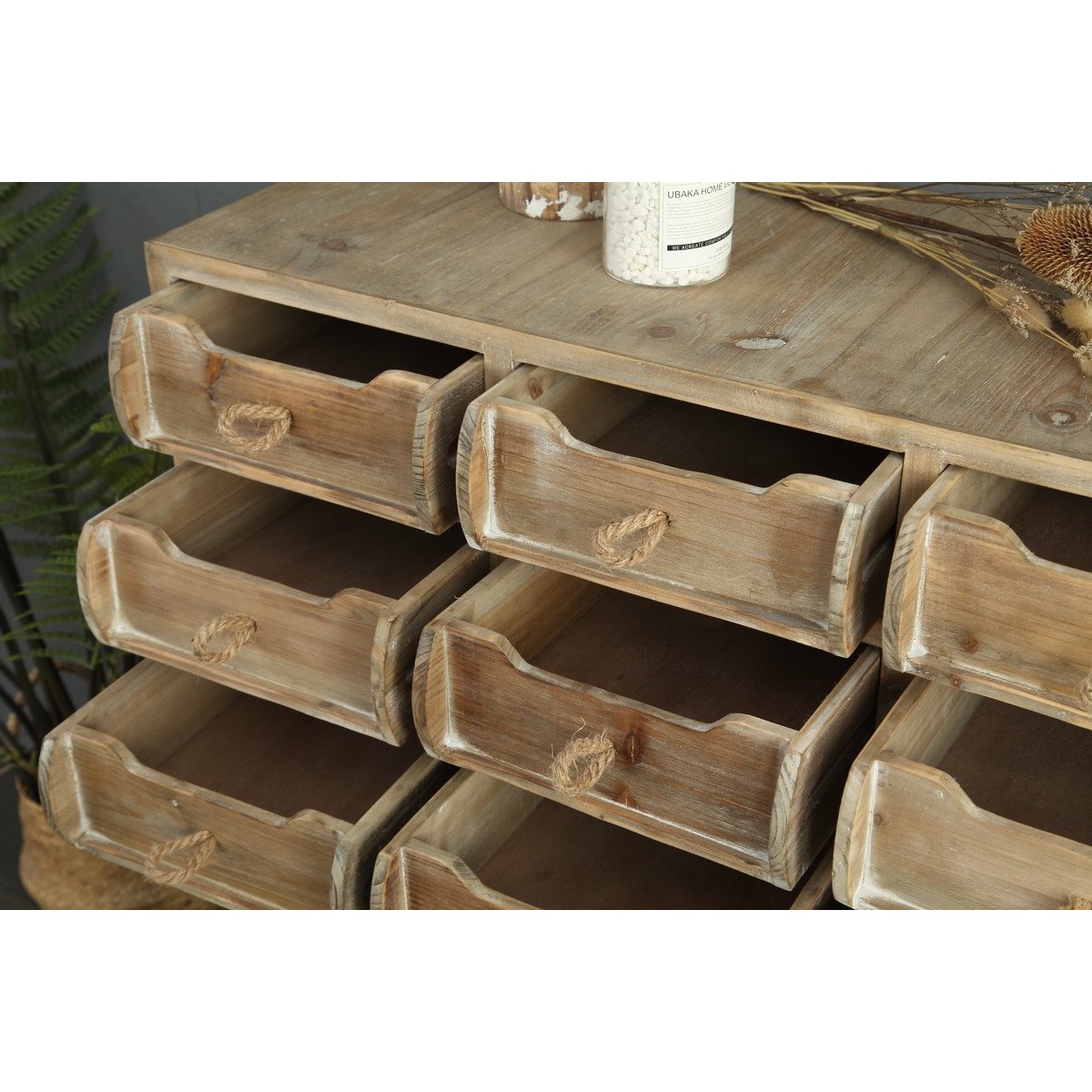 Console de rangement en bois - PROVENCE marron, MATHI DESIGN