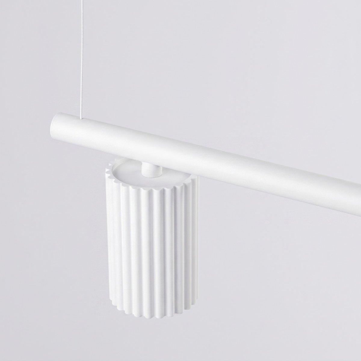 Lustre Aluminium Blanc GU10 4 KARBON blanc, EDEN