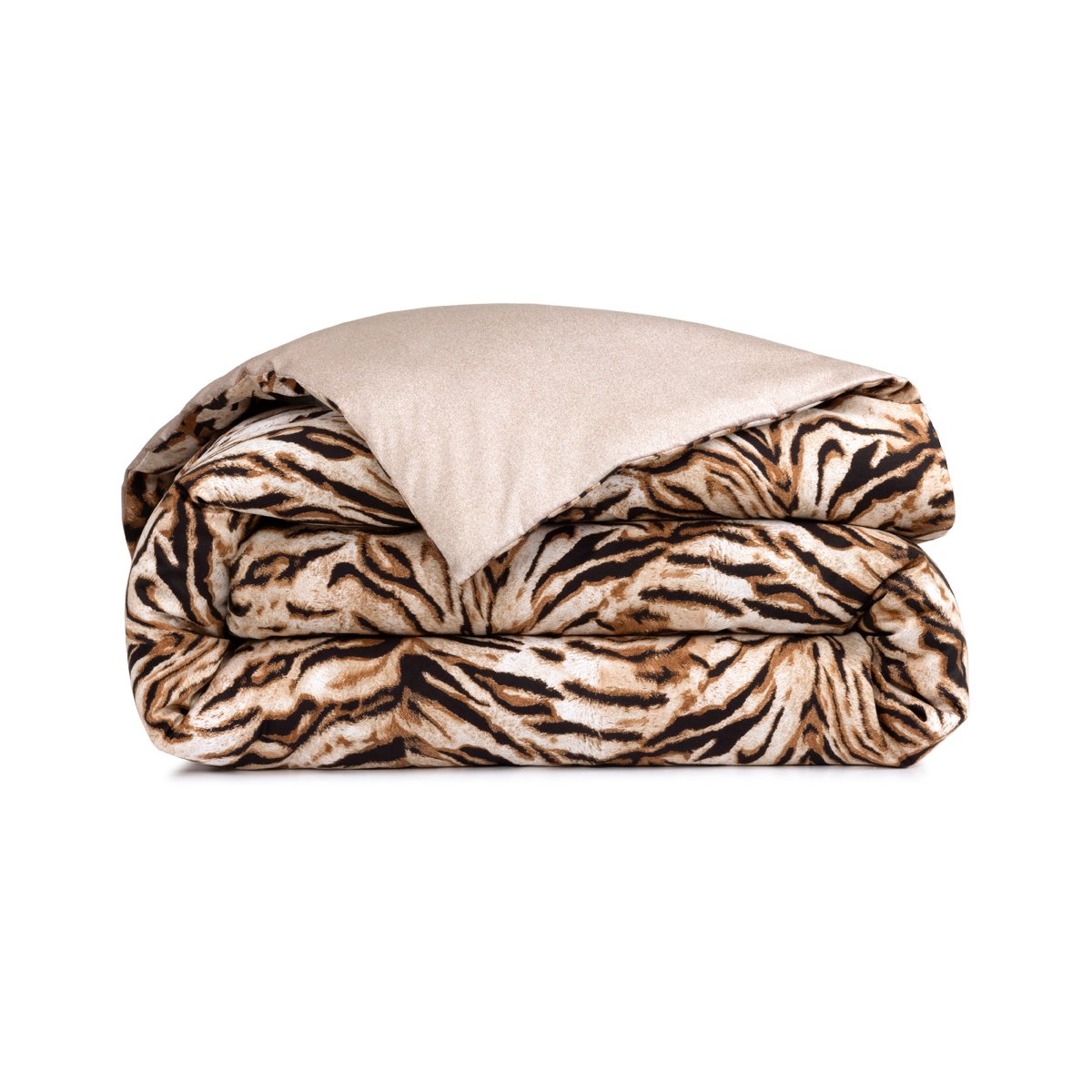 Housse de couette en satin, K FAUVE multicolore, KENZO HOME