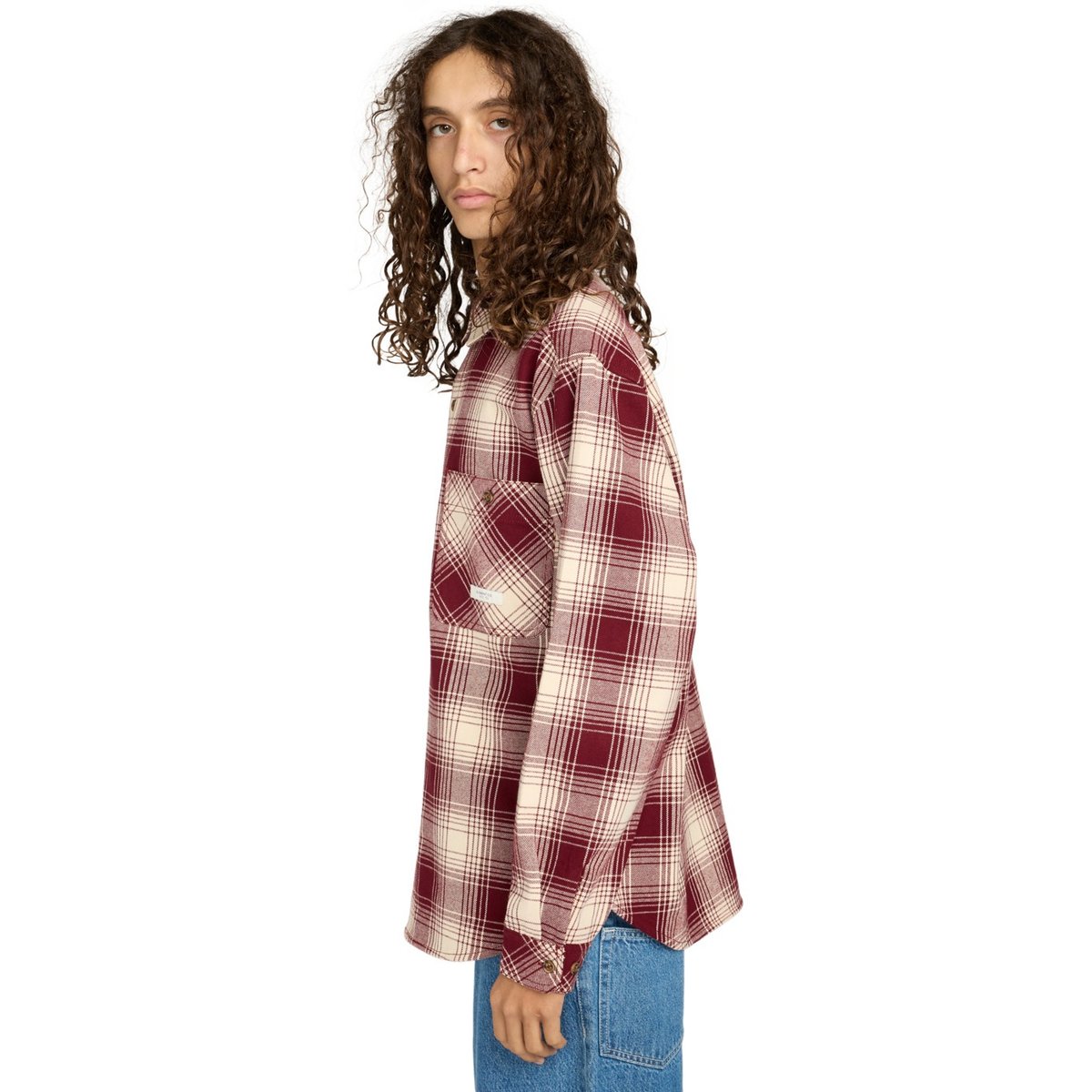 Chemise manches longues HAWTHORNE 2PKT HEAVYWEIGHT multi cream zinfandel plaid, ELEMENT