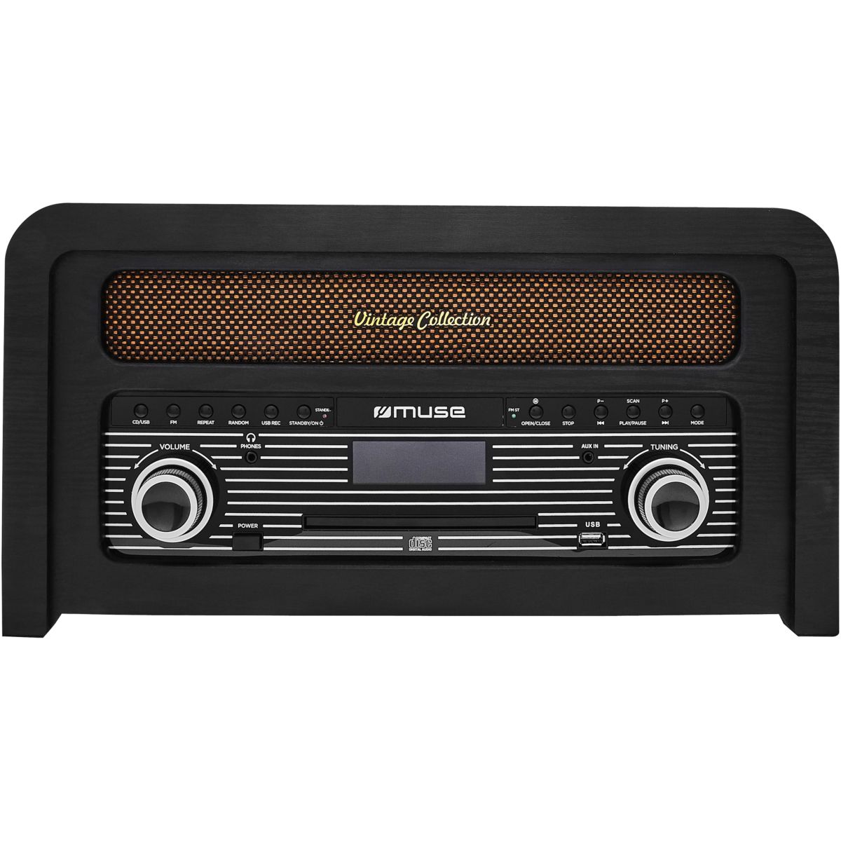 Platine vinyle MT-115 W noir, MUSE