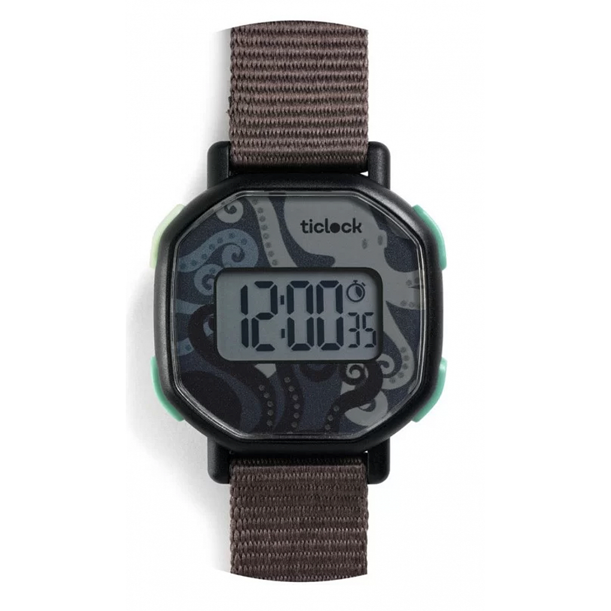 Montre digitale Black Octopus couleur unique, DJECO