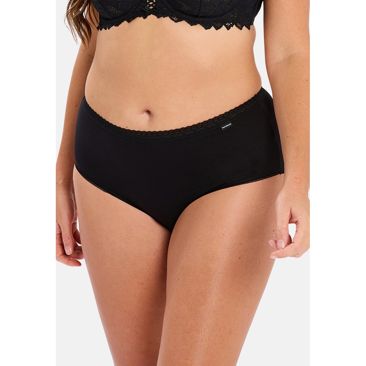 Lot de deux slips CLASSIQUE COTON B blanc+blanc, SANS COMPLEXE