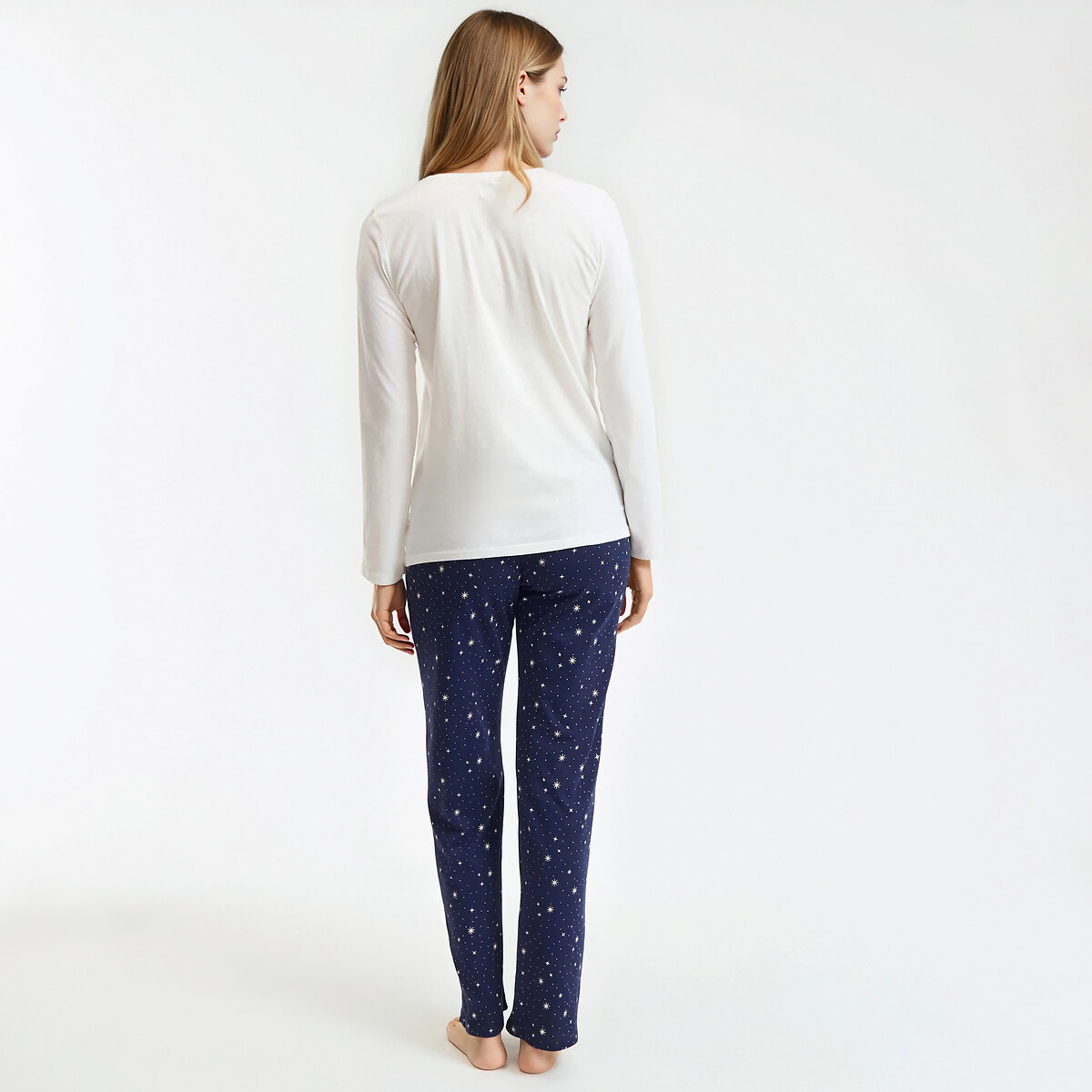 Pyjama en coton, imprimé astral imprimé constellation, SO'HOME