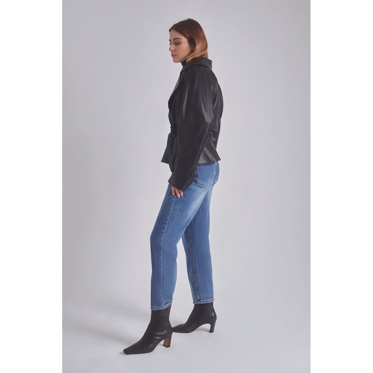 Veste similicuir JANIS noir, BENOA