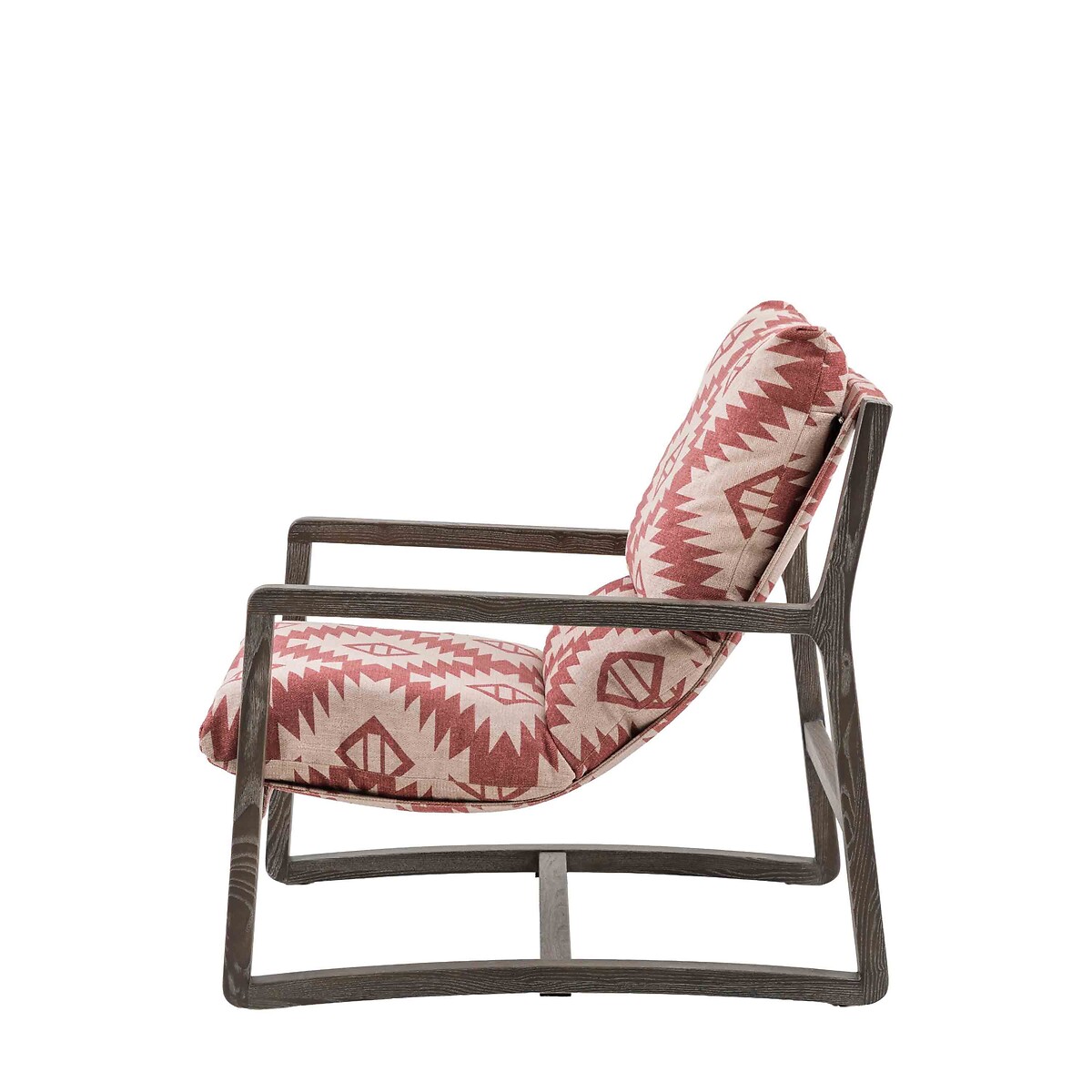 Beverly Ash Wood Lounge Chair multi-coloured red, ÉDITÉ