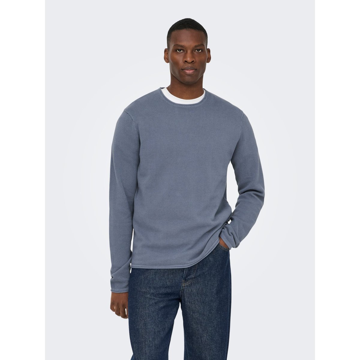 Pull En Maille flint stone, ONLY & SONS
