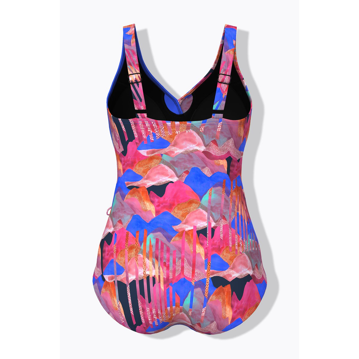 Maillot de bain à bonnets souples rose vif, ULLA POPKEN