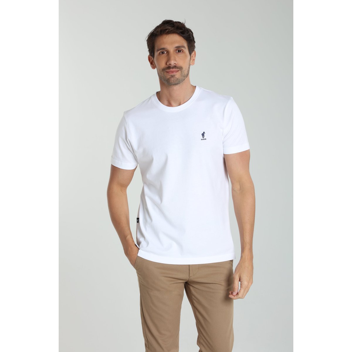 T-shirt manches courtes coton TWEN blanc, GENTLEMAN FARMER