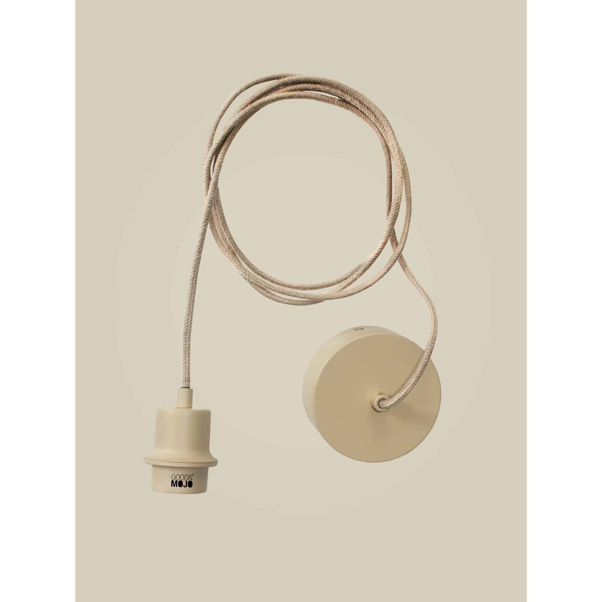 Lampe Suspendue Métal RINJANI beige, GOOD & MOJO