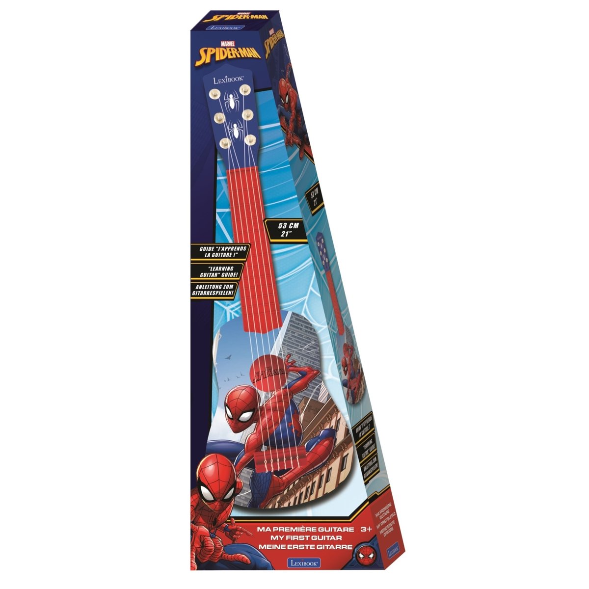 Ma Première Guitare Spider-Man bleu, LEXIBOOK