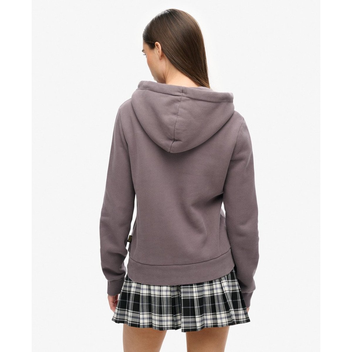 Sweat à capuche à motif Tattoo Script gris rock, SUPERDRY