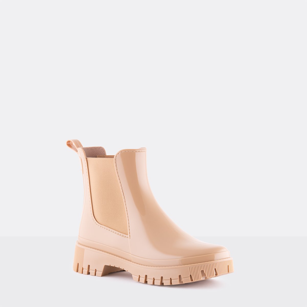 Bottines de pluie avec semelle intérieure respirable PEACHY sable, LEMON JELLY