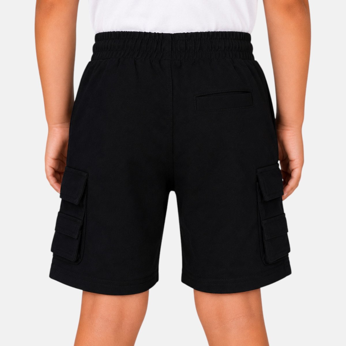 Bermuda cargo molletonné à cordon BARUDA noir, LEE COOPER