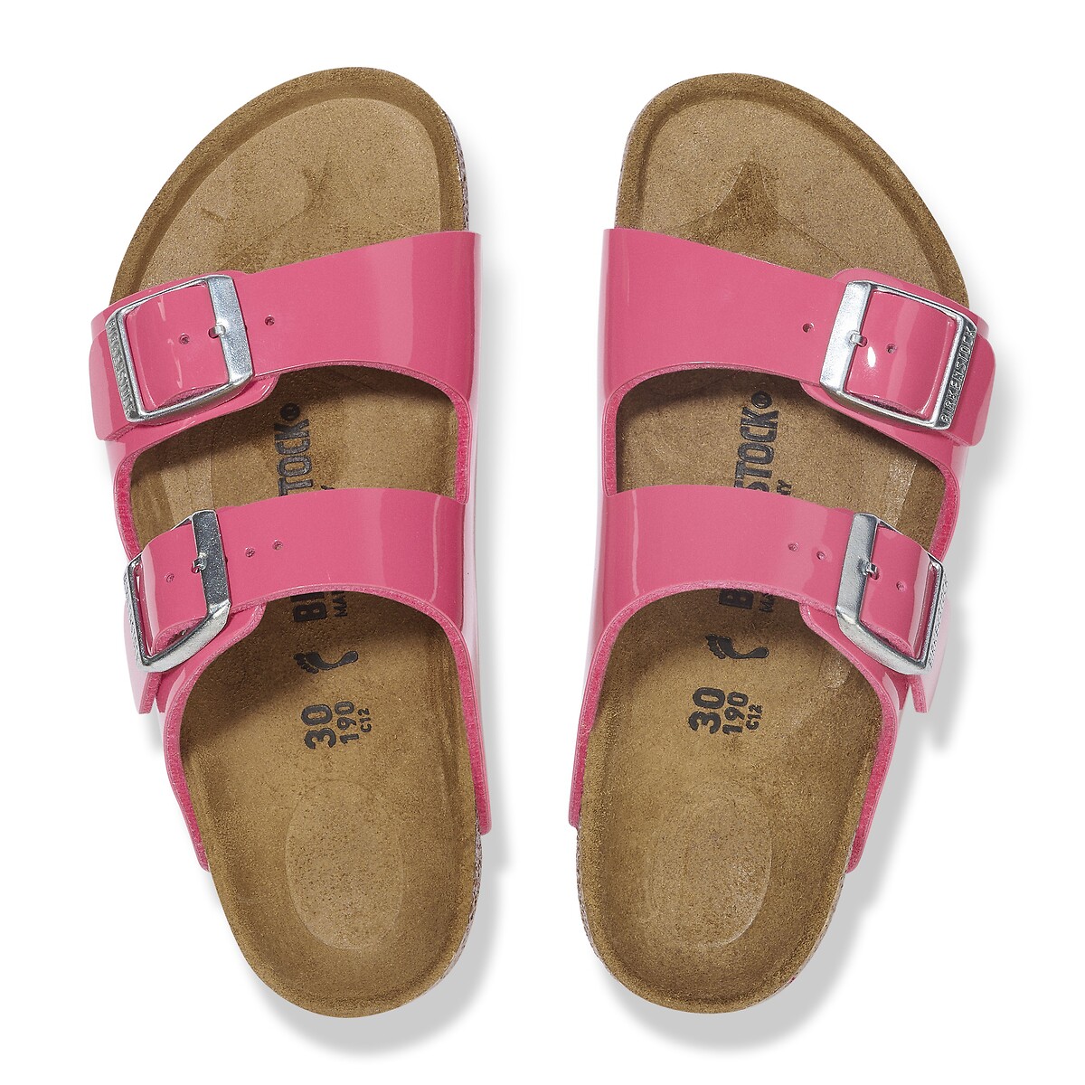 Kids Arizona Double Strap Mules fuchsia pink, BIRKENSTOCK