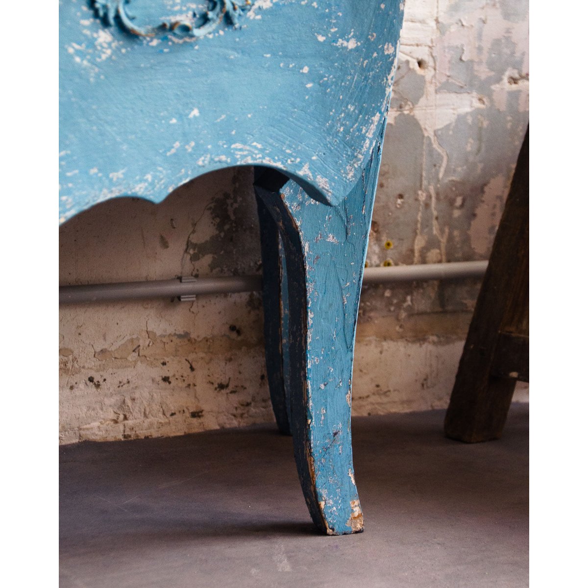 Commode bleue patinée Garance N°620 - Bon état bleu, DEBONGOUT