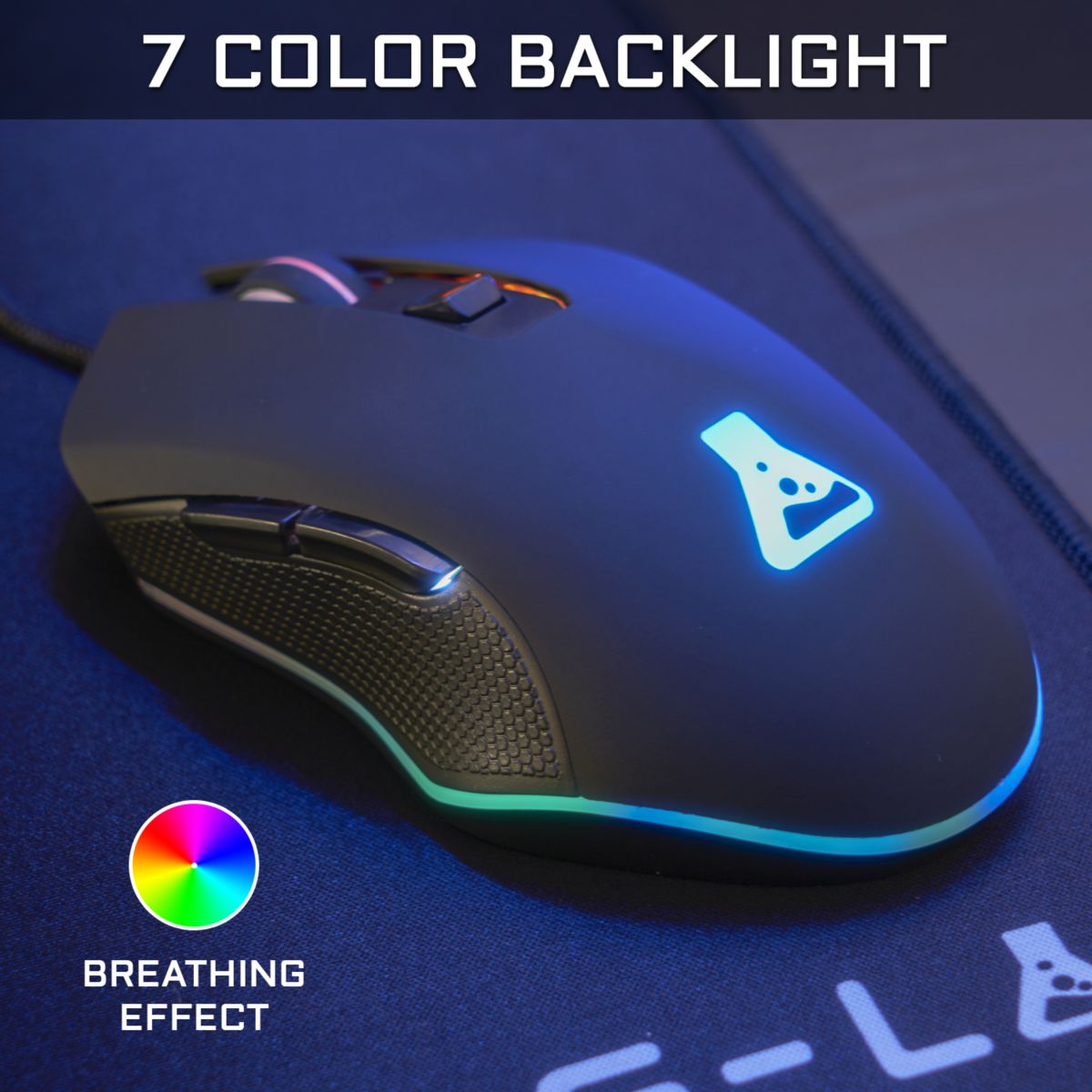 Souris Gamer Filaire KULT-HELIUM couleur unique, THE G-LAB