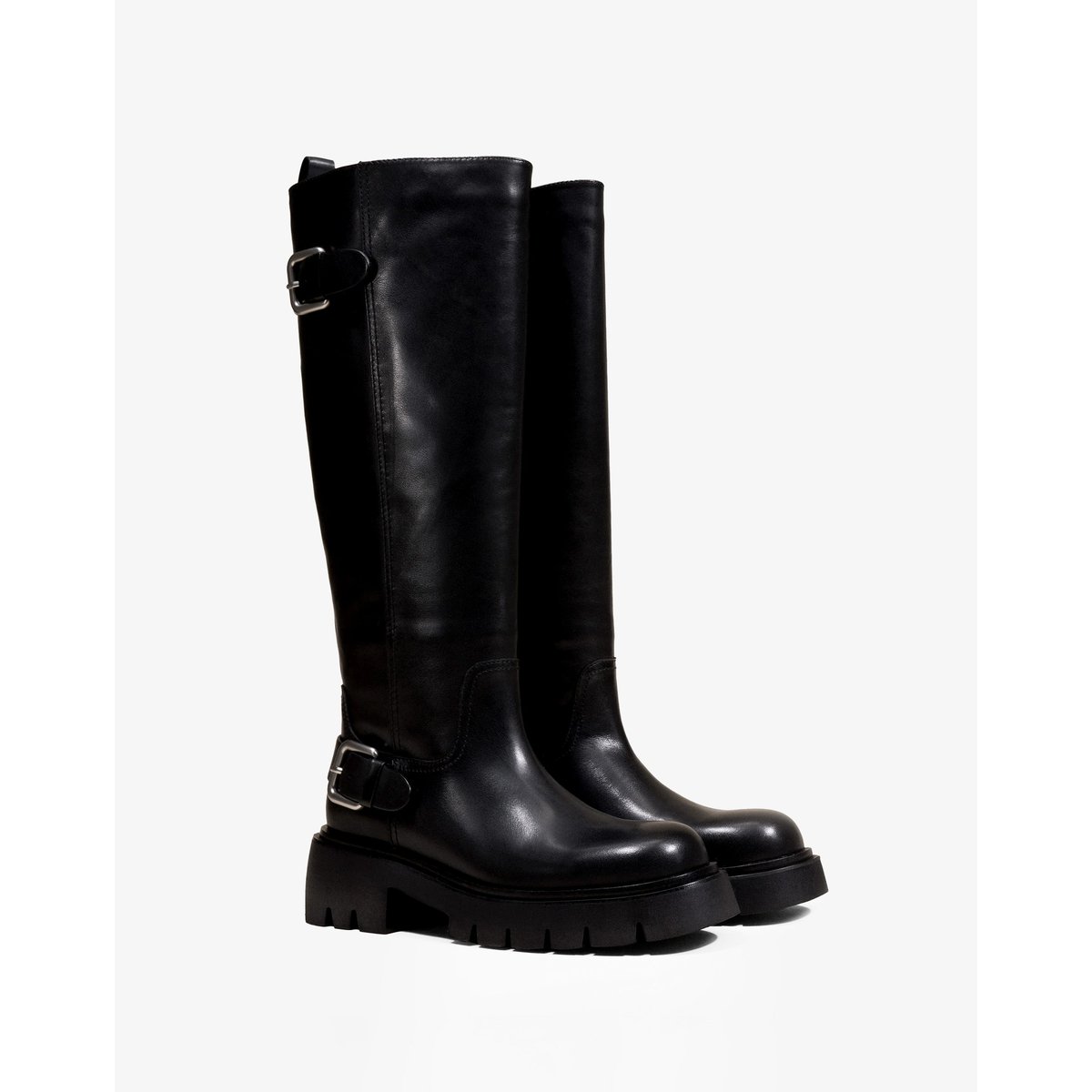 Bottes à semelle crantée HERPEN noir, MI MAI