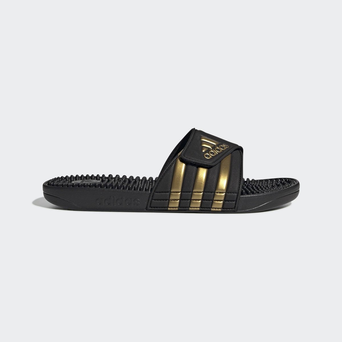 Claquettes Adissage core black / gold metallic / core black, ADIDAS SPORTSWEAR