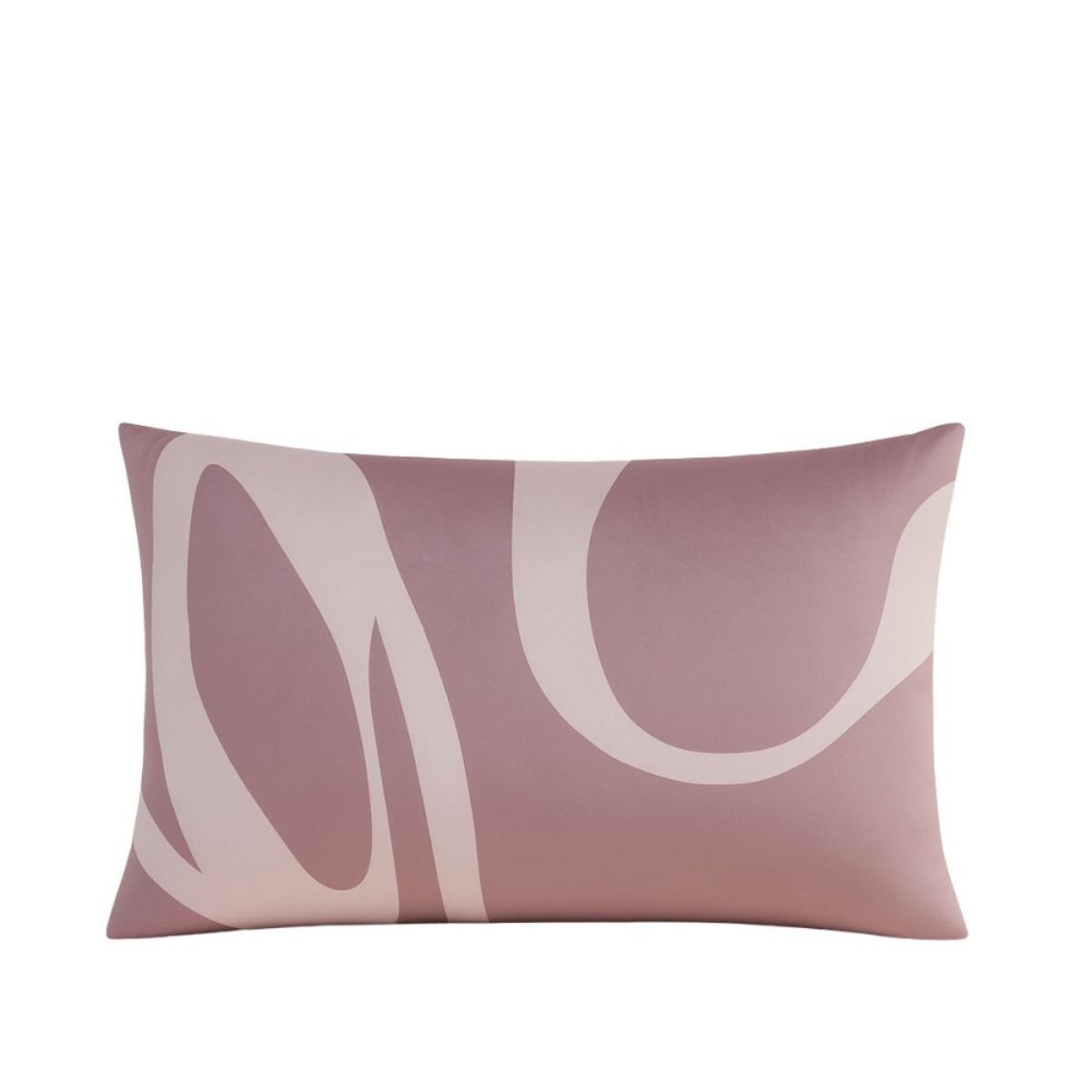 Coussin en velours zébré 40x60cm rose, ORNAMI