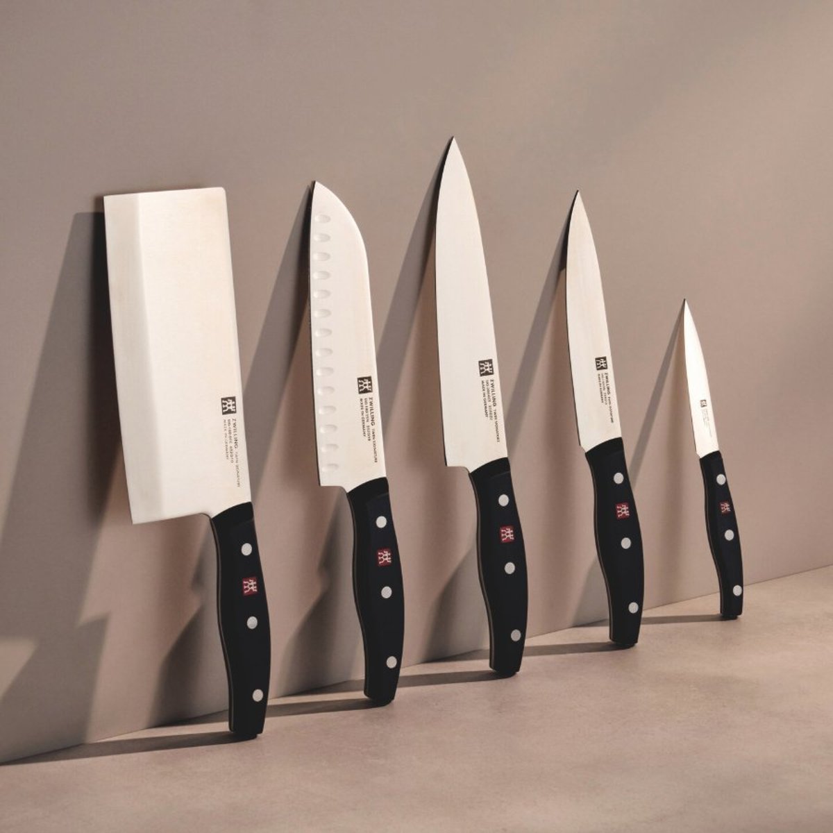 ZWILLING Signature Santoku 18 cm, lame alvéolée, acier inoxydable no-color, ZWILLING