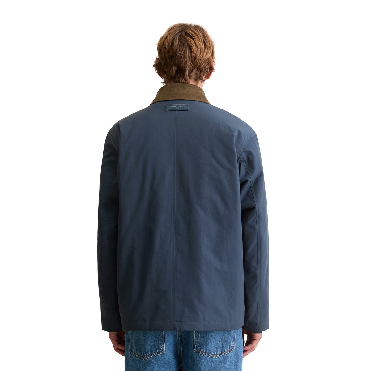 Barnjacket regular imperméable et légèrement matelassé bleu foncé, MARC O’POLO DENIM