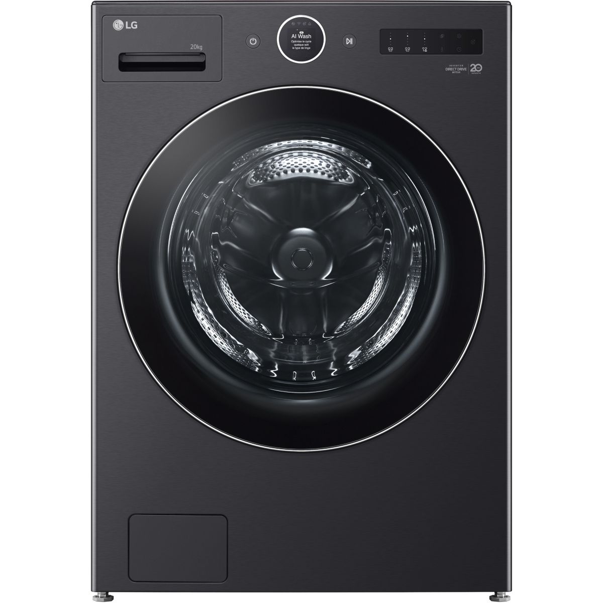 Lave linge hublot F20F12BST couleur unique, LG