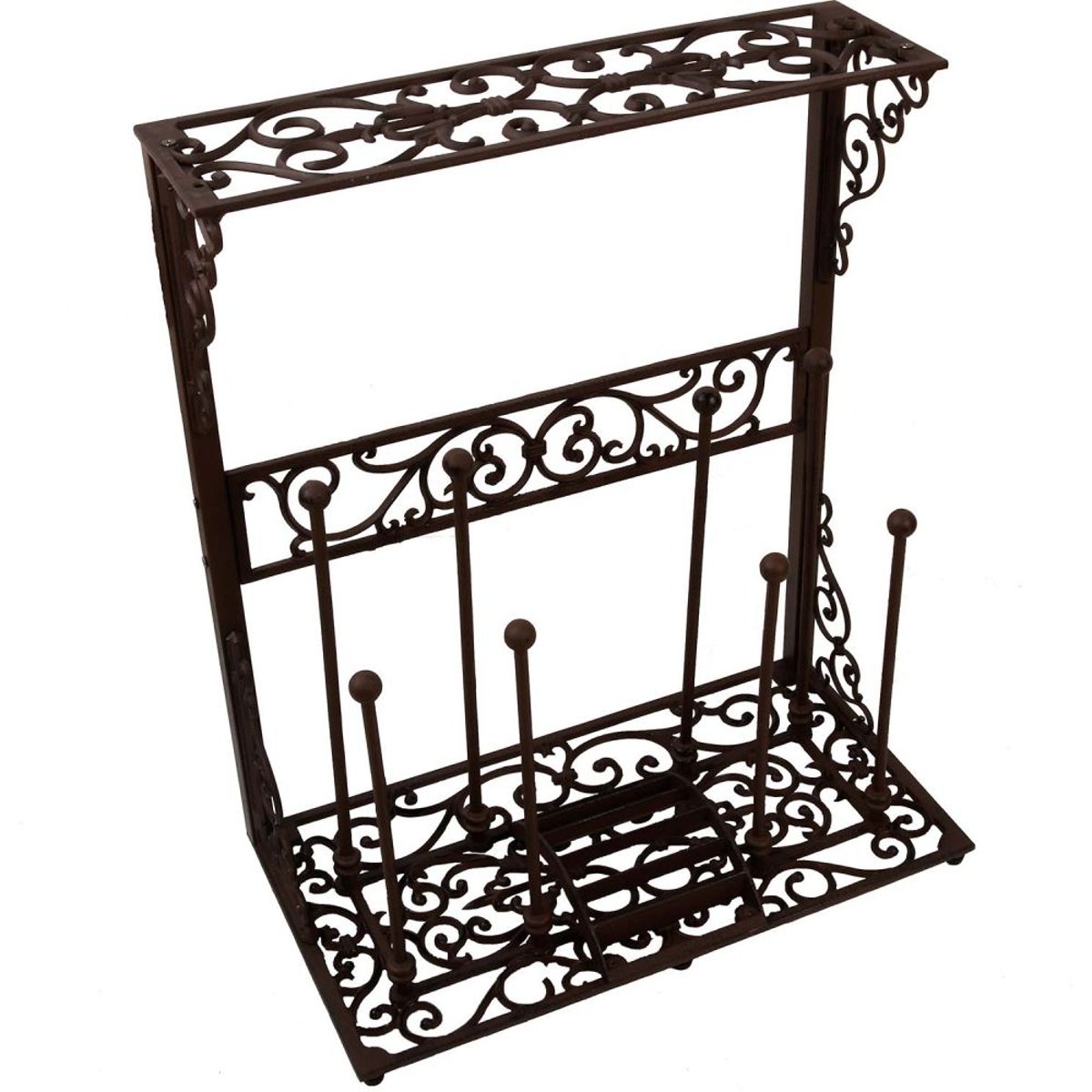 Porte bottes de jardin en fonte 4 paires with_storage, BEST FOR BOOTS