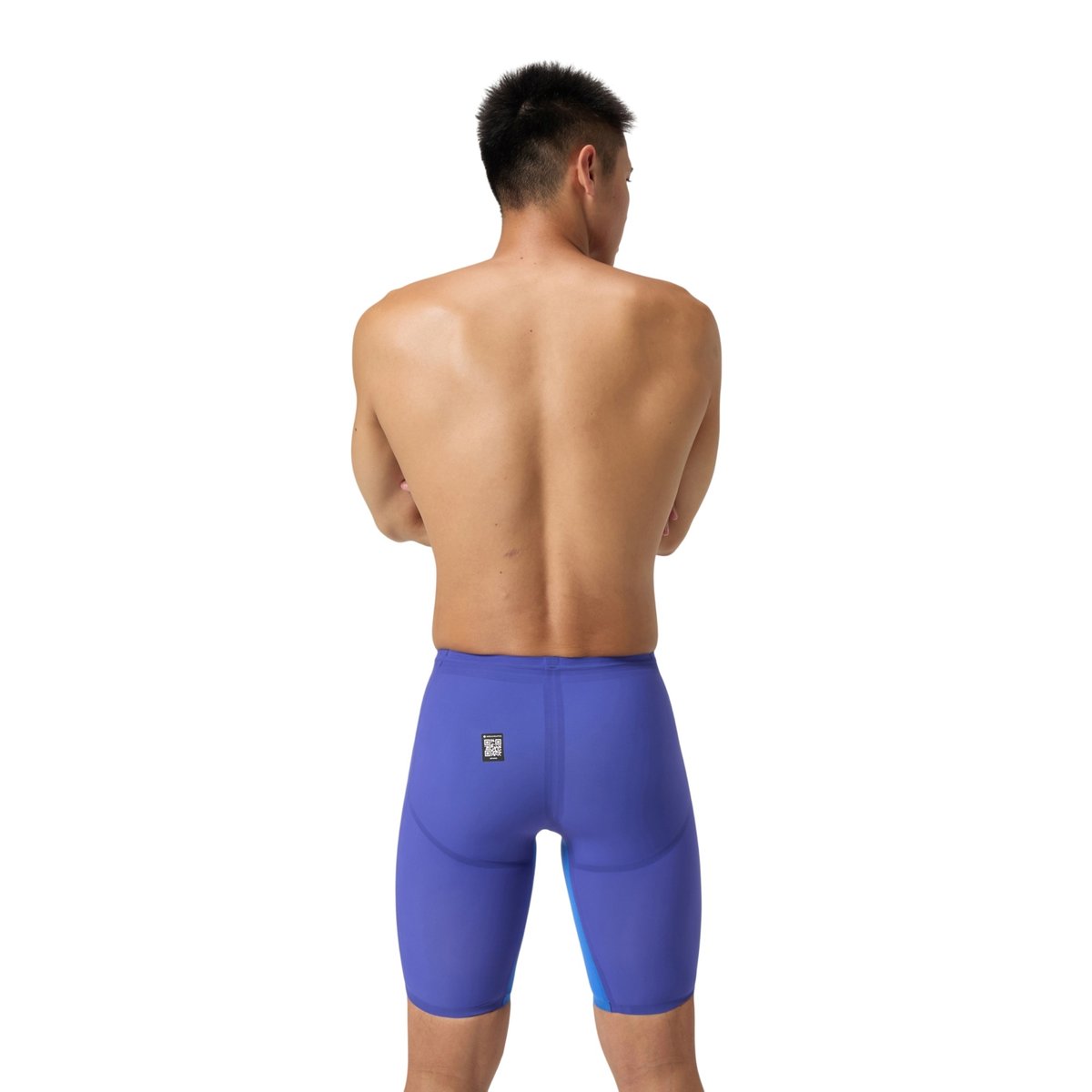 Jammer de natation à taille haute motif/style bicolore FASTSKIN LZR PURE VALOR bleu / violet, SPEEDO