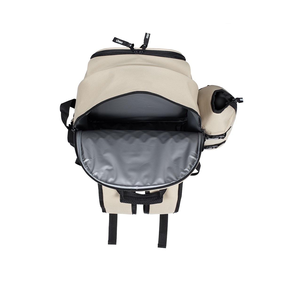 Sac à dos pique-nique 4 personnes crème, LIVOO
