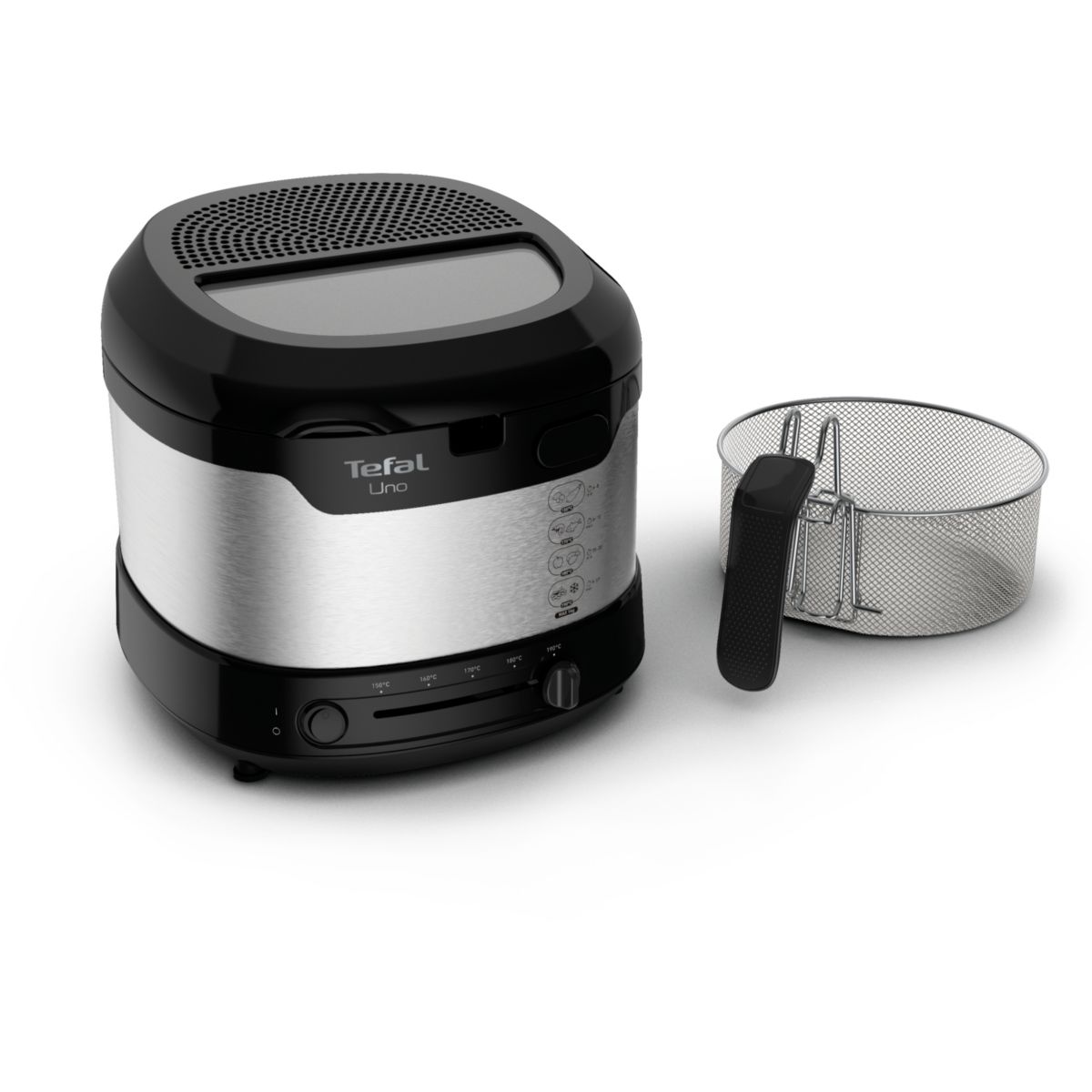 Friteuse UNO AF215D10 noir, MOULINEX