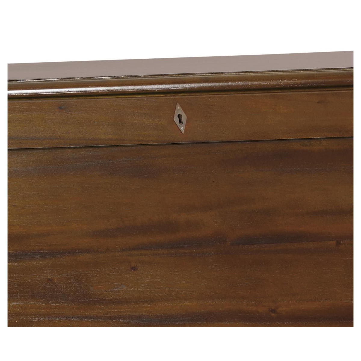 Commode 8 tiroirs bronze - HELVINIA marron, DECORATION D’AUTREFOIS