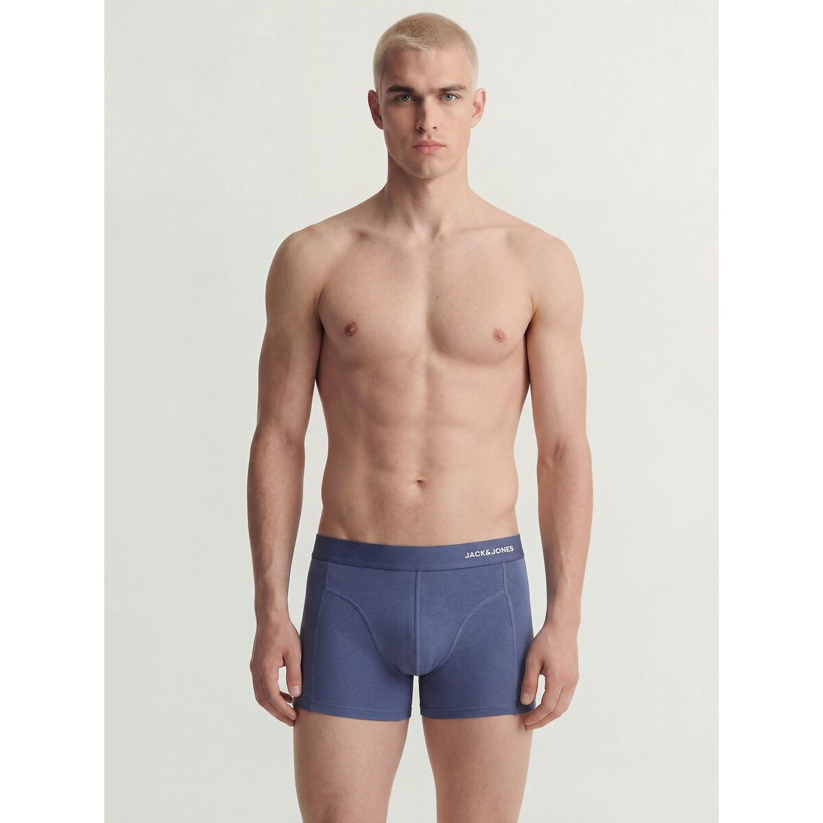 Confezione da 3 boxer tinta unita nero+blu+verde, JACK & JONES