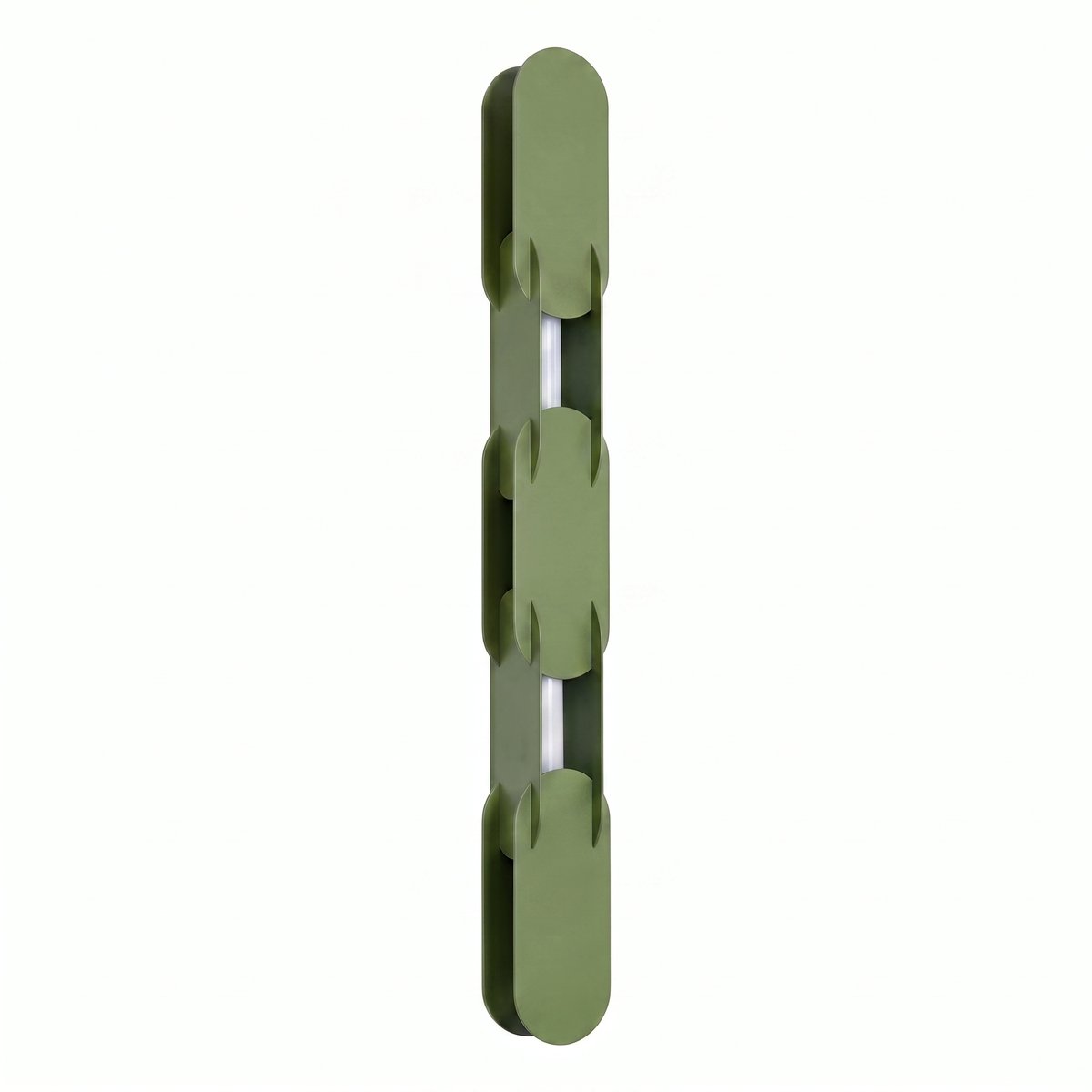 Applique murale Acier Vert Olive LED 1 Chain vert olive, EDEN