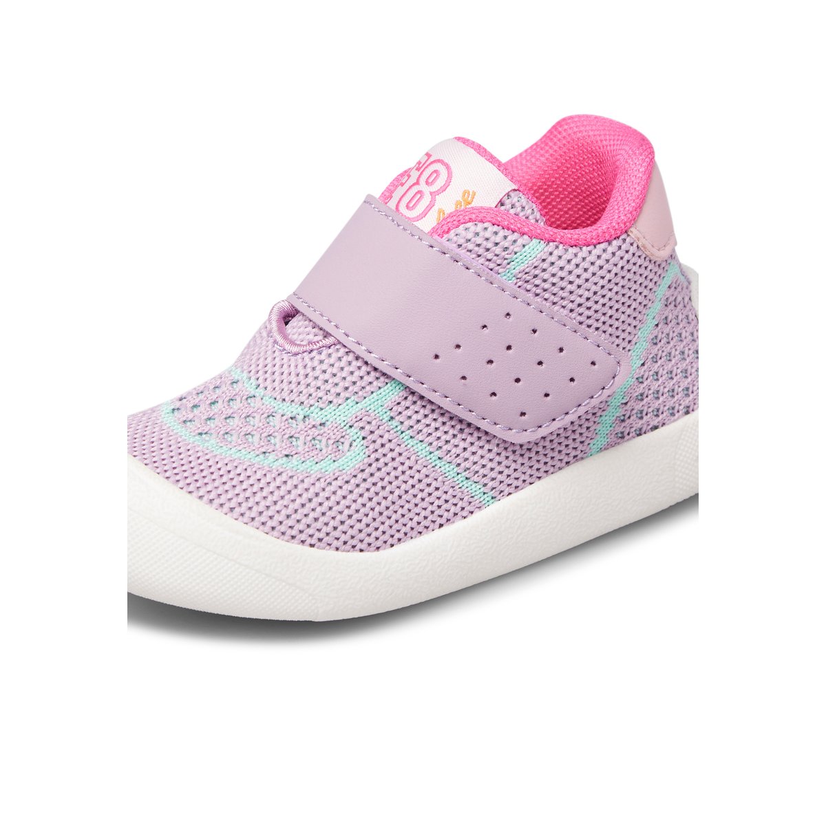 Sneakers en simili cuir et tissu FREE 2 VL. lilas-, FALCOTTO