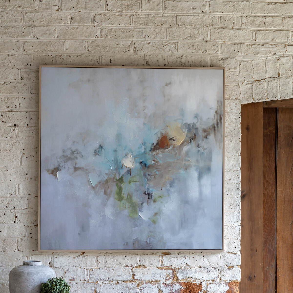 100x100cm New Day Framed Canvas multi-coloured, ÉDITÉ