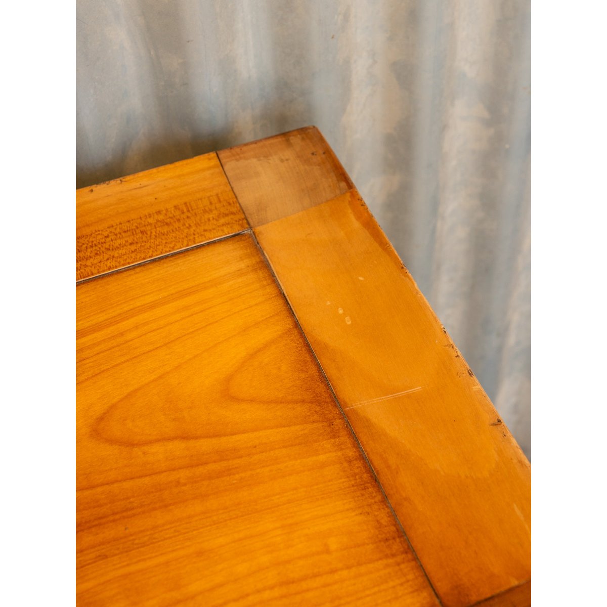 Longue console en bois Francine N°1123 - Bon état bois foncé, DEBONGOUT
