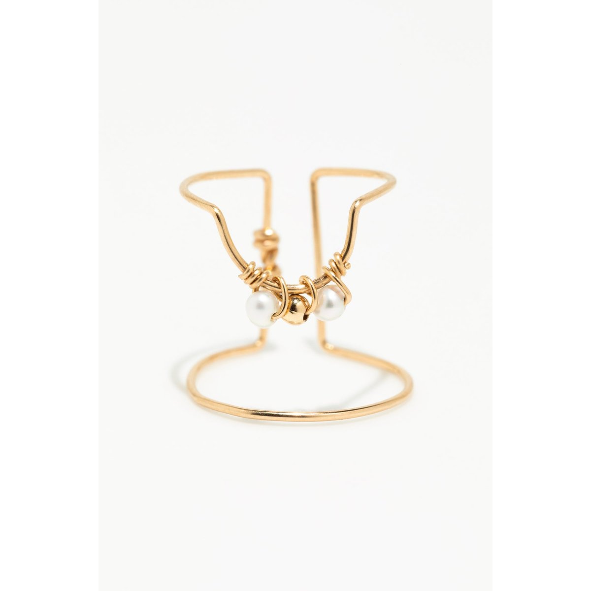 Bague d'ongle Tissage - Perle de culture perle de culture, YAY PARIS