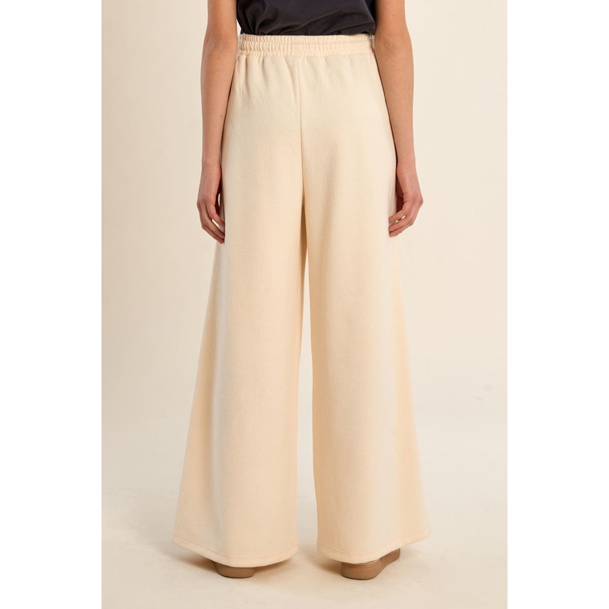 Pantalon jogger évasé cream, MOLLY BRACKEN
